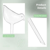 Maxbell 5x Bird Shaped Plant Watering Globes Planter Indoor Plants Automatic Waterer Clear