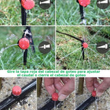 Maxbell Automatic Irrigation Kit Greenhouse Flower Bed Garden Drip Irrigation System