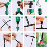 Maxbell Automatic Irrigation Kit Greenhouse Flower Bed Garden Drip Irrigation System