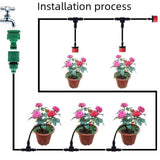 Maxbell Automatic Irrigation Kit Greenhouse Flower Bed Garden Drip Irrigation System