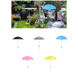 Maxbell Plant Shade for Garden Beds Lightweight Sun Protection Shade Cover for Patio Black Umbrella