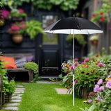 Maxbell Plant Shade for Garden Beds Lightweight Sun Protection Shade Cover for Patio Black Umbrella