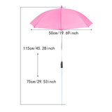Maxbell Plant Shade for Garden Beds Lightweight Sun Protection Shade Cover for Patio Pink Umbrella