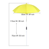 Maxbell Plant Shade for Garden Beds Lightweight Sun Protection Shade Cover for Patio Yellow Umbrella