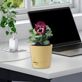 Maxbell Self Watering Pot Decorative Flowerpot for Household Living Room Houseplants Khaki