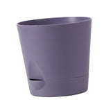 Maxbell Self Watering Pot Decorative Flowerpot for Household Living Room Houseplants Purple