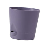 Maxbell Self Watering Pot Decorative Flowerpot for Household Living Room Houseplants Purple