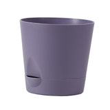 Maxbell Self Watering Pot Decorative Flowerpot for Household Living Room Houseplants Purple