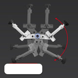 Maxbell Right Angle Corner Clamp Welding DIY Projects Crafting Adjustable Tube Clamp