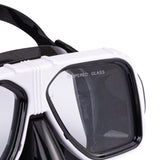 Maxbell Diving Mask Equipment Snorkeling Goggle for Swimming Water Sports Snorkeling white
