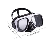 Maxbell Diving Mask Equipment Snorkeling Goggle for Swimming Water Sports Snorkeling white