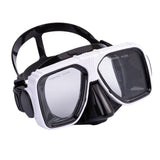 Maxbell Diving Mask Equipment Snorkeling Goggle for Swimming Water Sports Snorkeling white