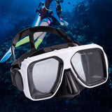 Maxbell Diving Mask Equipment Snorkeling Goggle for Swimming Water Sports Snorkeling white