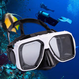 Maxbell Diving Mask Equipment Snorkeling Goggle for Swimming Water Sports Snorkeling white