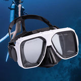Maxbell Diving Mask Equipment Snorkeling Goggle for Swimming Water Sports Snorkeling white