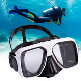 Maxbell Diving Mask Equipment Snorkeling Goggle for Swimming Water Sports Snorkeling white