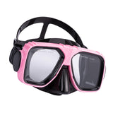 Maxbell Diving Mask Equipment Snorkeling Goggle for Swimming Water Sports Snorkeling pink