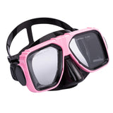 Maxbell Diving Mask Equipment Snorkeling Goggle for Swimming Water Sports Snorkeling pink