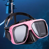 Maxbell Diving Mask Equipment Snorkeling Goggle for Swimming Water Sports Snorkeling pink