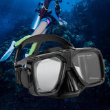 Maxbell Diving Mask Equipment Snorkeling Goggle for Swimming Water Sports Snorkeling black