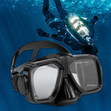 Maxbell Diving Mask Equipment Snorkeling Goggle for Swimming Water Sports Snorkeling black