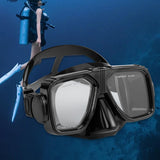 Maxbell Diving Mask Equipment Snorkeling Goggle for Swimming Water Sports Snorkeling black