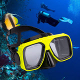 Maxbell Diving Mask Equipment Snorkeling Goggle for Swimming Water Sports Snorkeling yellow
