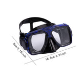 Maxbell Diving Mask Equipment Snorkeling Goggle for Swimming Water Sports Snorkeling clear blue
