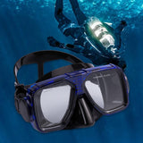 Maxbell Diving Mask Equipment Snorkeling Goggle for Swimming Water Sports Snorkeling clear blue