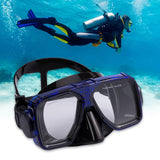 Maxbell Diving Mask Equipment Snorkeling Goggle for Swimming Water Sports Snorkeling clear blue