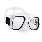 Maxbell Anti Fog Wide View Professional Diving Mask for Diving Swimming Water Sports white