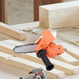 Maxbell Electric Chain Saw Woodworking Cutter for Logging Trimming Wood Cutting Orange
