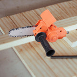 Maxbell Electric Chain Saw Woodworking Cutter for Logging Trimming Wood Cutting Orange