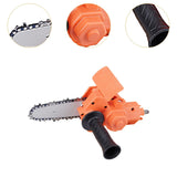 Maxbell Electric Chain Saw Woodworking Cutter for Logging Trimming Wood Cutting Orange