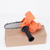 Maxbell Electric Chain Saw Woodworking Cutter for Logging Trimming Wood Cutting Orange