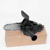 Maxbell Electric Chain Saw Woodworking Cutter for Logging Trimming Wood Cutting Black