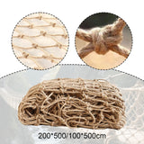 Maxbell Safe Net Multipurpose Hemp Rope Cargo Net for Plants Garden Indoor Outdoor 2mx5m