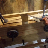Maxbell Workbench Holdfast Clamp Angle Clamp Fixer for Routing Workshop Shelves single