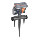 Maxbell Adjustable Oscillating Sprinkler Lightweight Multifunctional with 16 Nozzles