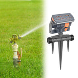 Maxbell Adjustable Oscillating Sprinkler Lightweight Multifunctional with 16 Nozzles