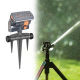 Maxbell Adjustable Oscillating Sprinkler Lightweight Multifunctional with 16 Nozzles