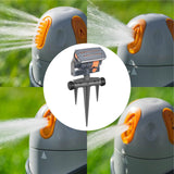Maxbell Adjustable Oscillating Sprinkler Lightweight Multifunctional with 16 Nozzles