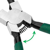 Maxbell 4x Snap Ring Pliers Set 7" Multipurpose Spring Loaded Retaining Removal Tool