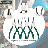 Maxbell 4x Snap Ring Pliers Set 7" Multipurpose Spring Loaded Retaining Removal Tool