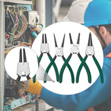 Maxbell 4x Snap Ring Pliers Set 7" Multipurpose Spring Loaded Retaining Removal Tool