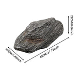 Maxbell Aquarium Mountain View Stone Fish Tank Decor for Lawn Garden Micro Landscape 45x19x22cm