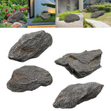 Maxbell Aquarium Mountain View Stone Fish Tank Decor for Lawn Garden Micro Landscape 45x19x22cm