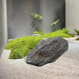 Maxbell Aquarium Mountain View Stone Fish Tank Decor for Lawn Garden Micro Landscape 45x19x22cm