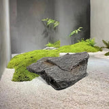 Maxbell Aquarium Mountain View Stone Fish Tank Decor for Lawn Garden Micro Landscape 37x26x12cm