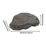 Maxbell Aquarium Mountain View Stone Fish Tank Decor for Lawn Garden Micro Landscape 35x21x15cm